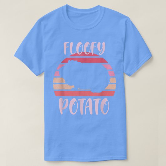 Floofy Potato Fluffy Potato Piggies Niedlich Pink  T-Shirt (Design vorne)