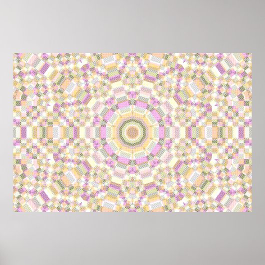 Floor Design for a Tarot Theater Piece var.2 Poster (Vorne)