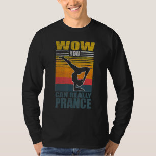 Floor Gymnastik bewegt Athlete Dance Gymnast Zitat T-Shirt