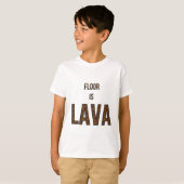 Floor is Lava - Lieblingsspiel T-Shirt (Vorne ganz)
