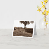 Floor Tom White Drum Blank Note Card Karte (Gelbe Blume)