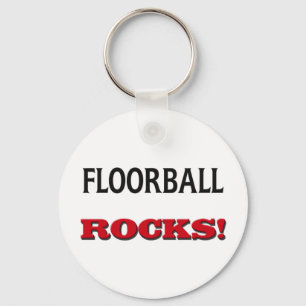 Floorball Felsen Schlüsselanhänger