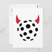 Floorball-Teufel Postkarte (Vorne/Hinten)