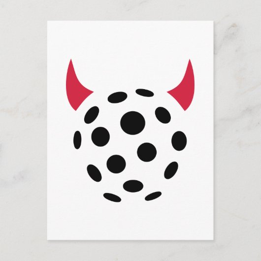 Floorball-Teufel Postkarte (Vorderseite)