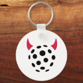 Floorball-Teufel Schlüsselanhänger (Vorderseite)