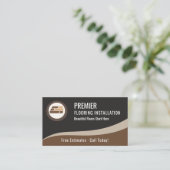 Flooring QR Code Professional Visitenkarte (Stehend Vorderseite)