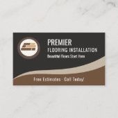 Flooring QR Code Professional Visitenkarte (Vorderseite)