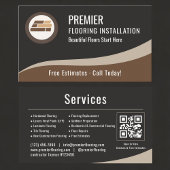 Flooring QR Code Professional Visitenkarte