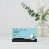 Flooring Services Business Cards Visitenkarte (Stehend Vorderseite)