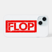 Flop-Briefmarke iPhone 15 Hülle (Rückseite (Horizontal))