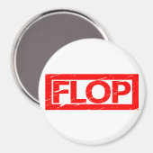 Flop-Briefmarke Magnet (Vorderseite/Rückseite)