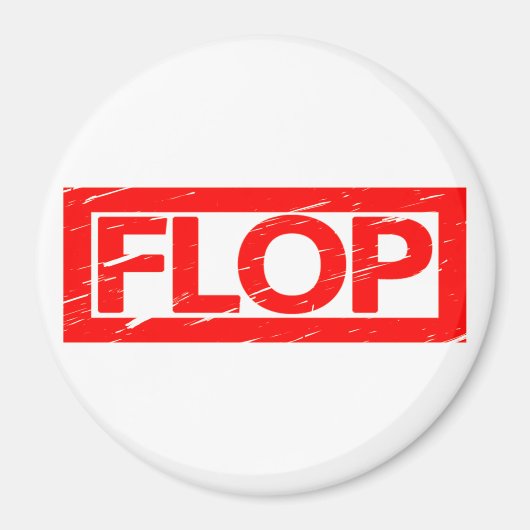 Flop-Briefmarke Magnet (Vorne)