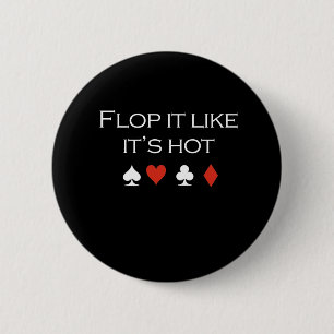 Flop es wie sein heißer T - Shirt weiß Button