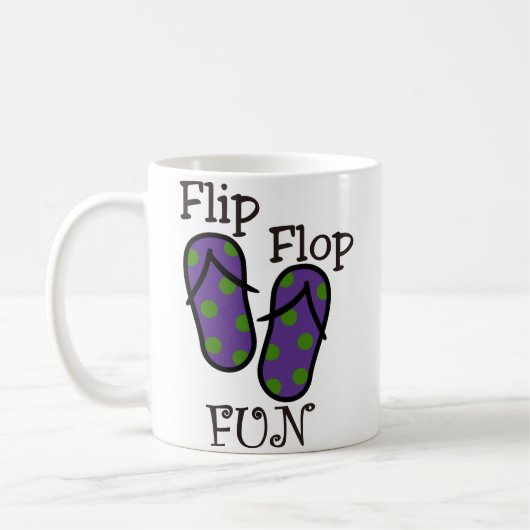 Flop Fun Umgedreht Kaffeetasse (Links)