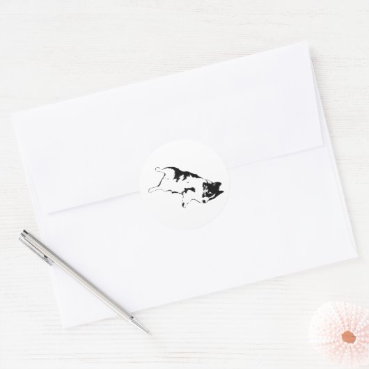 Flop Life Runder Aufkleber (Umschlag)