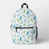 Flop-Muster gedreht Bedruckter Rucksack (Vorderseite)