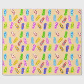 Flop-Muster gedreht Geschenkpapier (Flach)