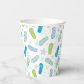 Flop-Muster gedreht Pappbecher (Rückseite)