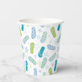 Flop-Muster gedreht Pappbecher (Vorderseite)