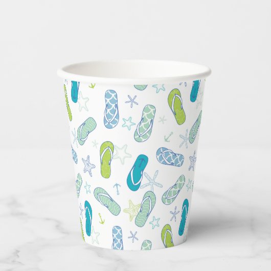 Flop-Muster gedreht Pappbecher (Vorderseite)