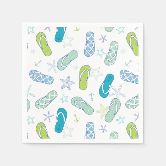 Flop-Muster gedreht Serviette (Vorderseite)