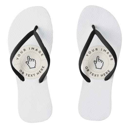 Flop Thin Straps spiegeln - Benutzerdefiniert (Bil Badesandalen (Fußbett)