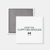 FLOPPENDISK MAGNET (Vorderseite/Rückseite)