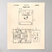 Floppy Disc 1997 Patent Art - Old Peper Poster (Vorne)