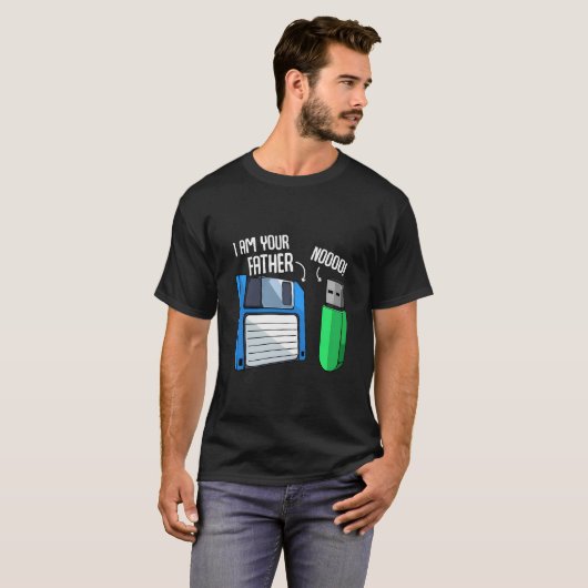 Floppy Disk Coder Computer Engineering Geek Nerd C T-Shirt (Vorne ganz)