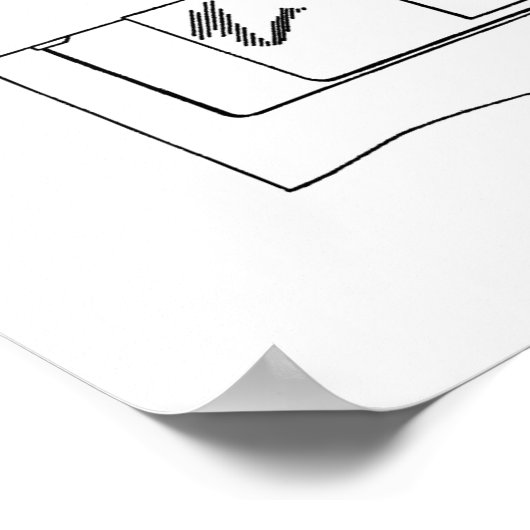 Floppy Disk Patent Poster (Ecke)