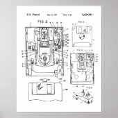 Floppy Disk Patent Poster (Vorne)