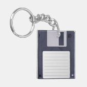 Floppy Disk Schlüsselanhänger (Vorderseite links)