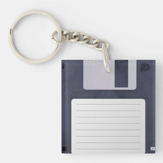 Floppy Disk Schlüsselanhänger (Vorderseite)