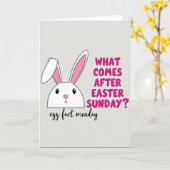 Floppy Ear Funny Bunny Card Karte (Gelbe Blume)
