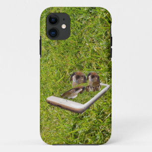 "Floppy-Eared Whimsy: Lop-Eared Bunnies in Popout Case-Mate iPhone Hülle