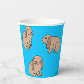 Floppy Oared Bundnies Pappbecher (Vorderseite)