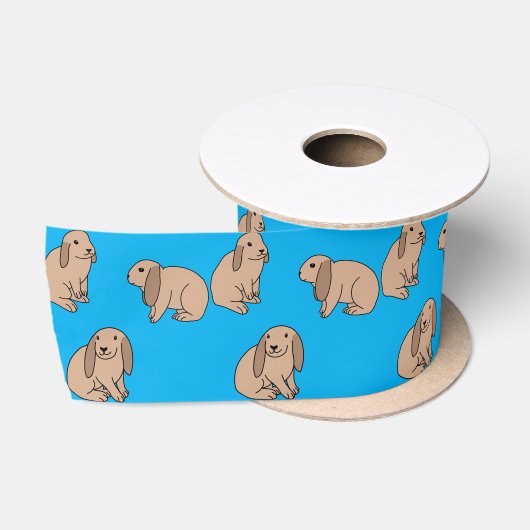 Floppy Oared Bundnies Satinband (Spule)