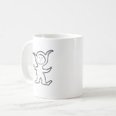 Floppy Pointy Ear Kids Jammies Design Kaffeetasse (Vorderseite Links)