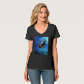 Floppy Sea Spider Octopus T-Shirt (Vorderseite Vollansicht)