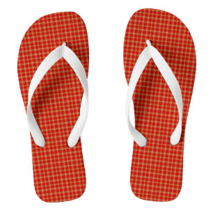 Flops kippen/Kariert Badesandalen