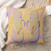 Flops kippen Orange Lila Large Size Kissen (Decke)