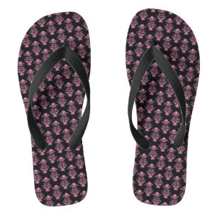 Flops kippen/rosa Damaske Badesandalen