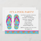 Flops-Party Einladungen spiegeln (Vorne/Hinten)