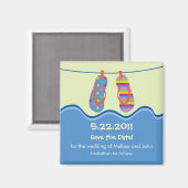 Flops spiegeln Das Datumsfenster speichern Magnet (Vorderseite/Rückseite)