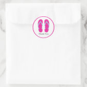 Flops-Sticker kippen Runder Aufkleber (Tasche)