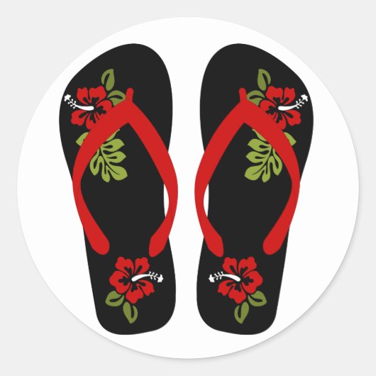 Flops-Sticker kippen Runder Aufkleber (Vorderseite)