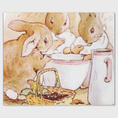 Flopsie Mopsy und Cottontail Beatrix Potter Geschenkpapier (Flach)