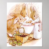 Flopsie Mopsy und Cottontail Beatrix Potter Poster (Vorne)