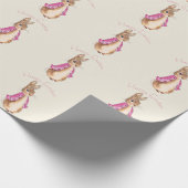 Flopsy Beatrix Potter, das Osterhasen-Kaninchen Geschenkpapier (Ecke)