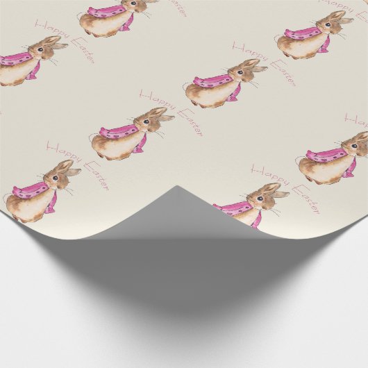 Flopsy Beatrix Potter, das Osterhasen-Kaninchen Geschenkpapier (Ecke)